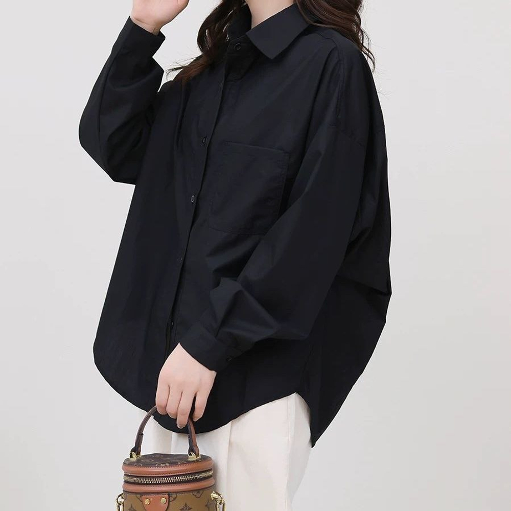 Женская рубашка оверсайз