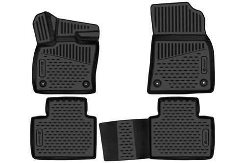 Коврики в салон для GEELY Atlas (II) 2023- 4WD, 4шт. (полиуретан) ELEMENT3DA71025210K