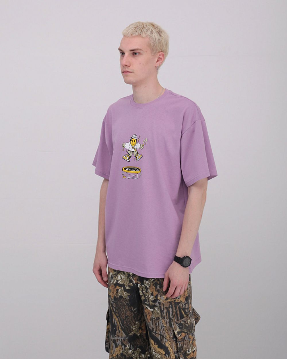 Футболка ANTEATER Jumpin Smile Лавандовая