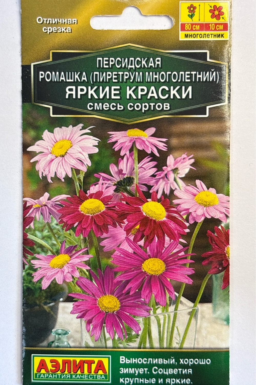 Персидская ромашка Яркие краски, смесь сортов СМЦ-243