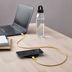 IKEA SITTBRUNN  (ИКЕА СИТТБРУНН)  -  USB-A - USB-C, ярко-желтый, 1 м