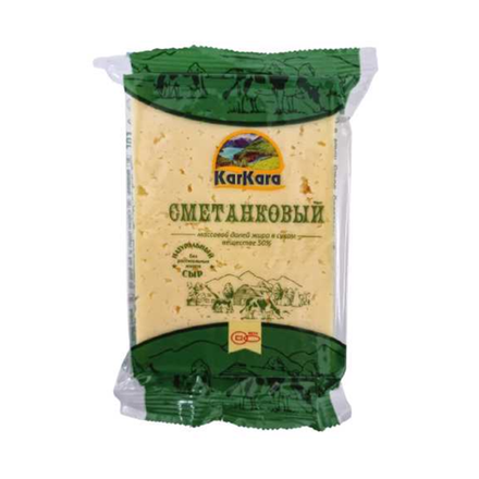 Сыр KarKara Сметанковый 50% 200 гр