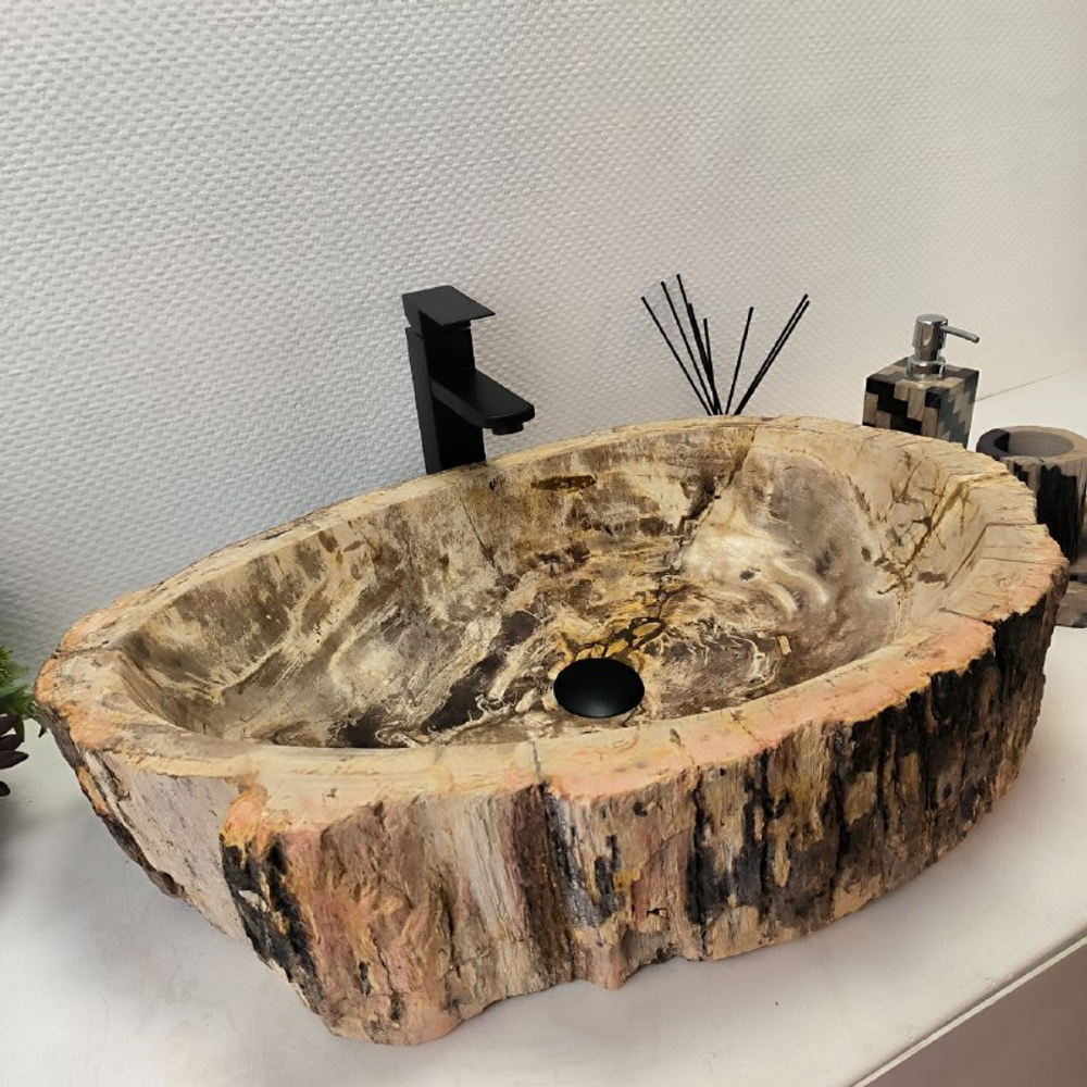 Раковина из окаменелого дерева FossilBasin OD-62388 68*43*16