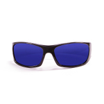 Спортивные очки "Ocean" Bermuda Черные/Зеркально-синие линзы