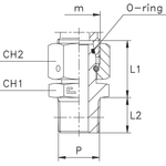 Штуцер FNС DS30 NPT 1.1/4