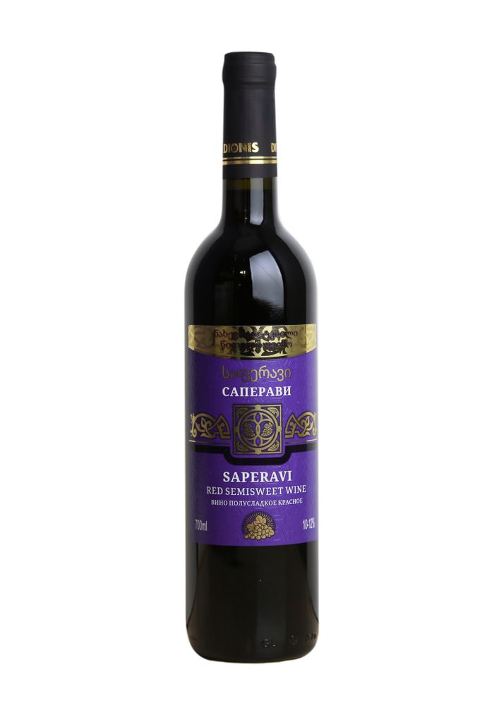 Вино Saperavi Red Semisweet Wine 9-12%