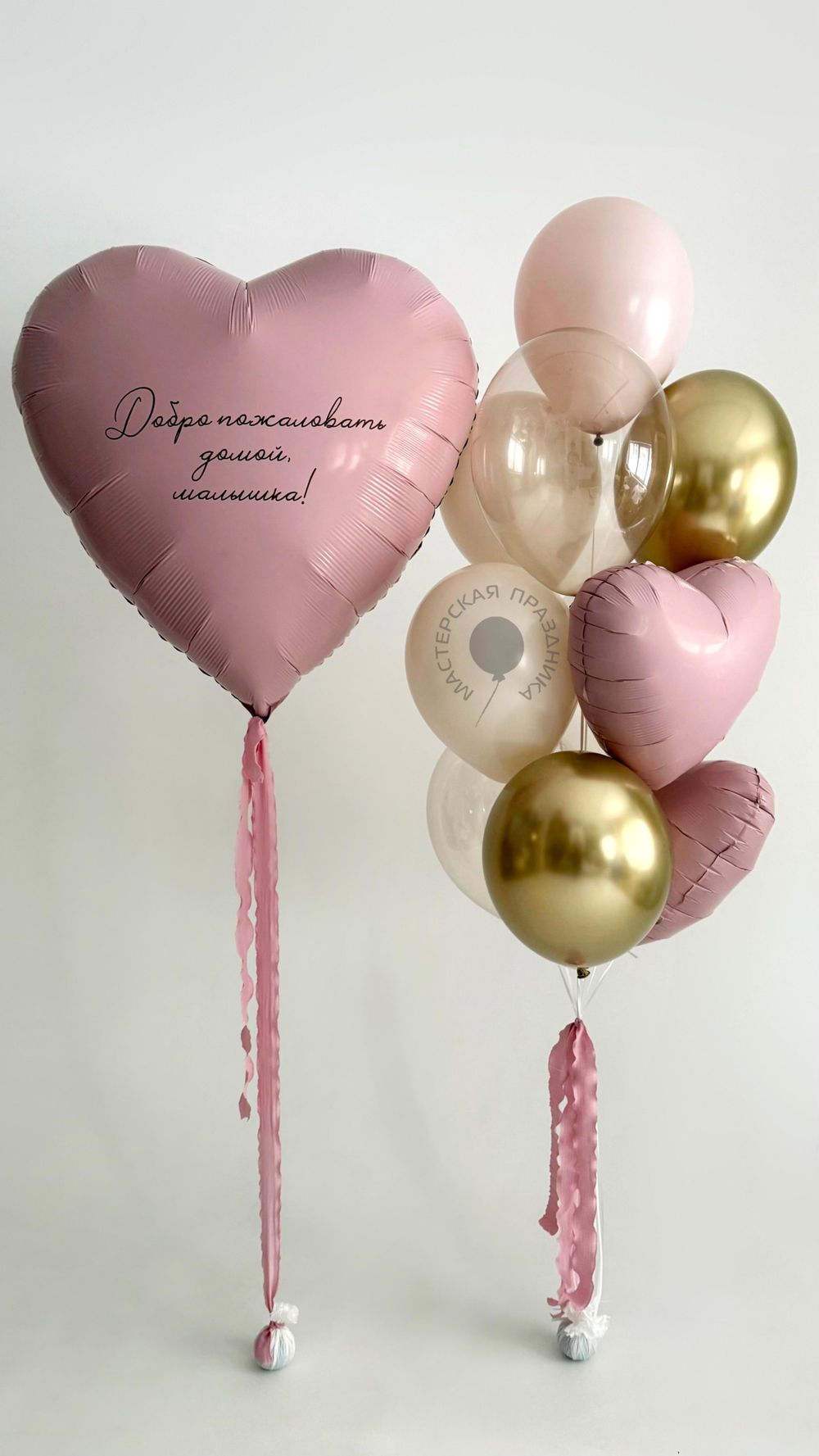 Воздушные шары на выписку для девочки №8927  Изображение3