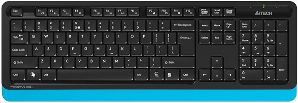 Клавиатура и мышь Wireless A4Tech FG1010 BLUE