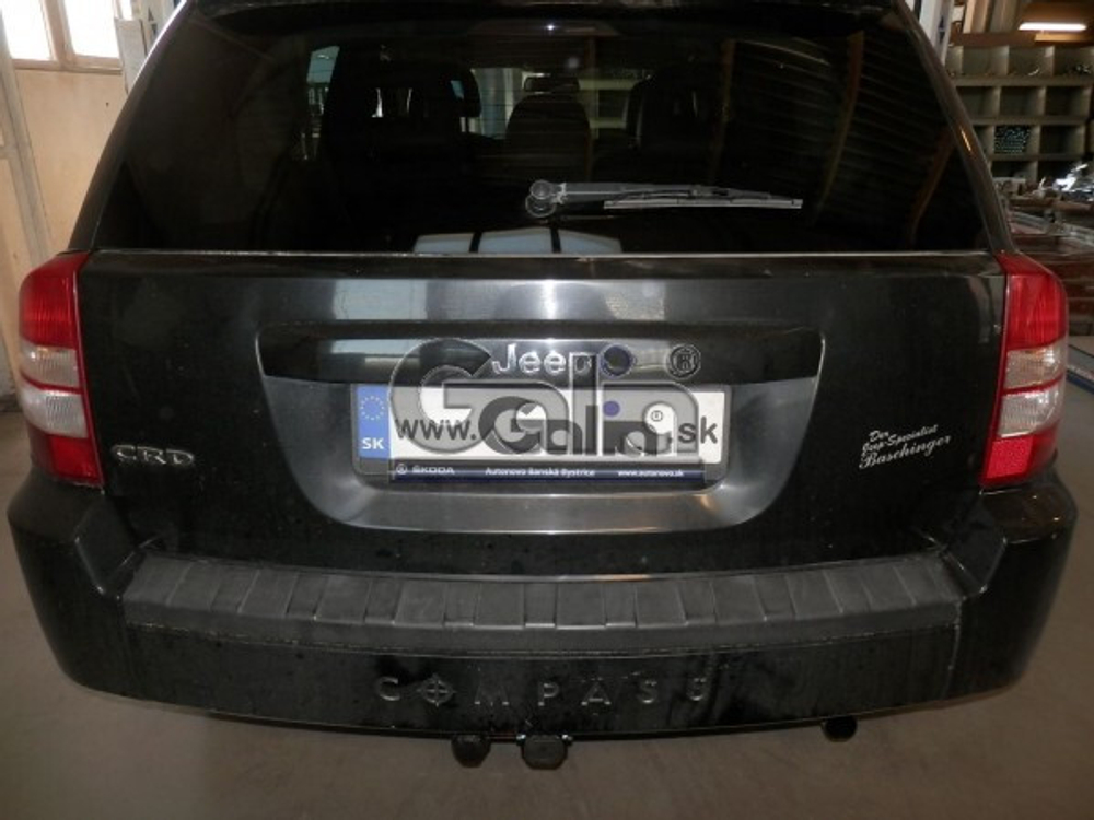 Фаркоп оцинкованный Galia J012C для Jeep Compass MK 2006-2011, Jeep Liberty 2006-2011(паспорт и сертификат в комплекте)(без электрики)