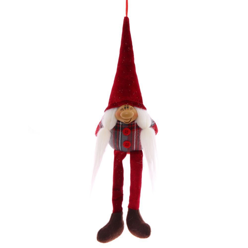 GAEM Игрушка набивная подвесная "Гном" L7 W7 H31/13 см, 2в.