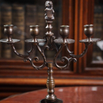 Пара бронзовых канделябров на 4 свечи