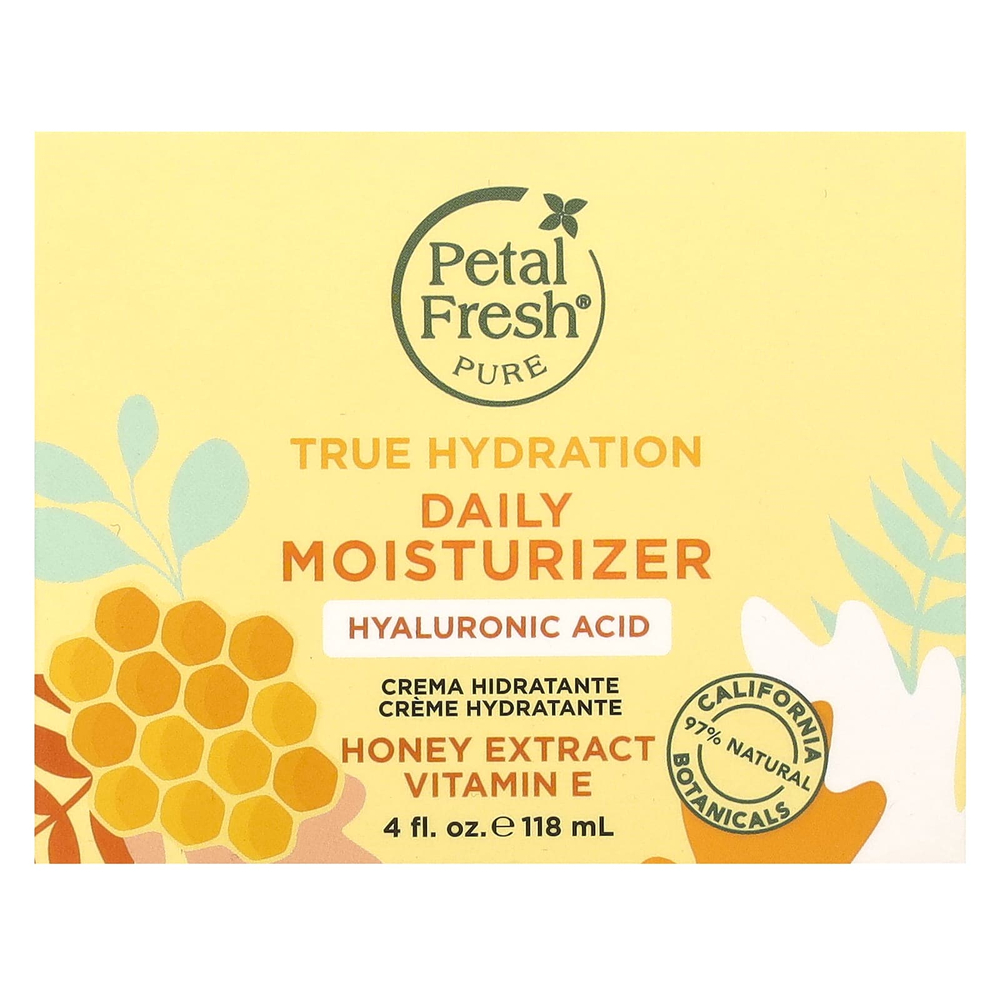 Petal Fresh, Pure, True Hydration, ежедневное увлажняющее средство, с экстрактом меда, витамином E, 118 мл (4 жидк. унции)