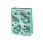 Пакет подарочный бумажный Alingar, (М) 18х24х8,5 см, вертикальный, "Бабочки", мат. ламинация, эфффект 3D, ассорти