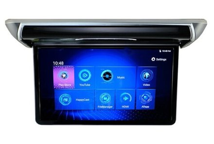 Монитор потолочный моторизированный на Android - Parafar PFTech156A с 15.6" FULL HD IPS экраном 3+32 Гб