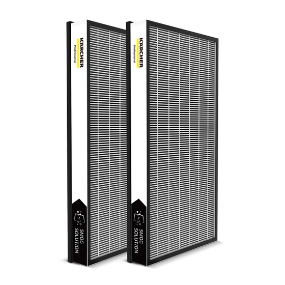 Комплект фильтров для воздухоочистителя AF100 от смога