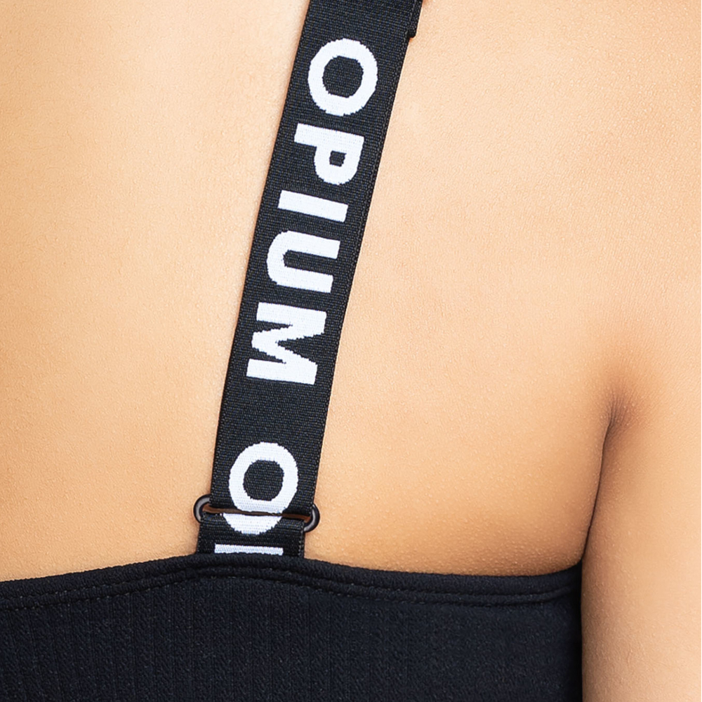 Женский топ черный Opium M-64