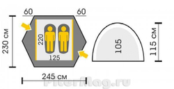 Палатка Talberg Borneo 2 [TLT-014]