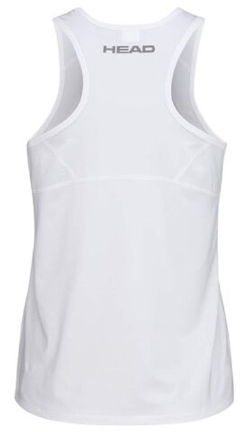 Футболка для мальчика теннисная Майка Head Girls Club 22 - белая