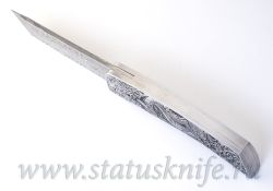 Нож Paolo Gidoni Gidowolf Engraver Stefano Perlottiфотография - 10