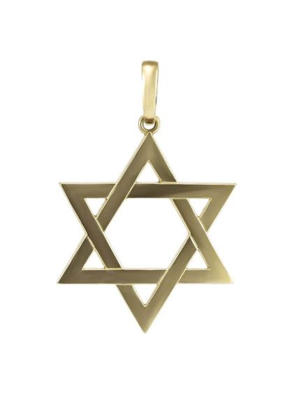 Купить бронзовую звезду Давида большого размера в один клик по всей России.