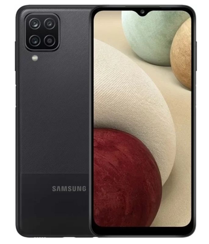 Смартфон Samsung Galaxy A12 128GB Black (SM-A127F) Черный Ростест Оф. Гарантия
