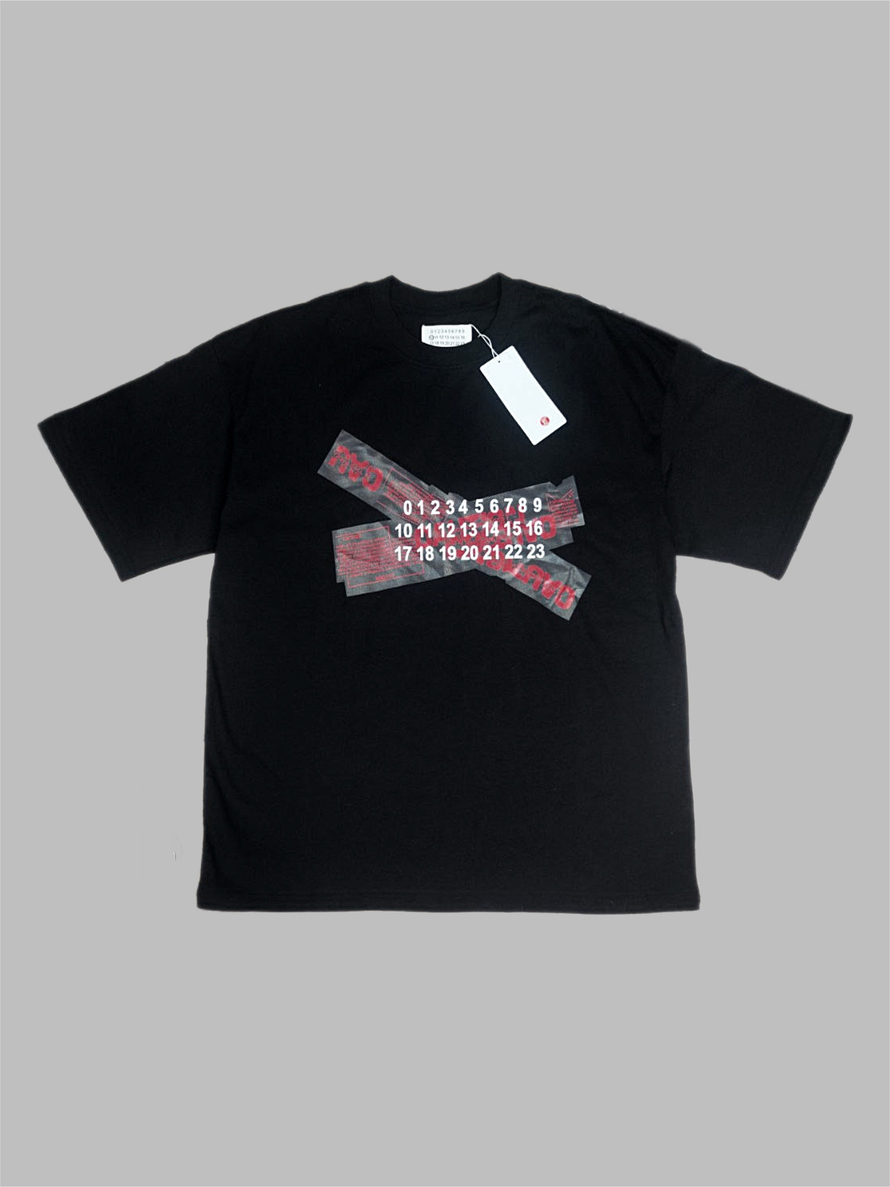 Футболка MaisonMargiela #D218-1 (черн.)