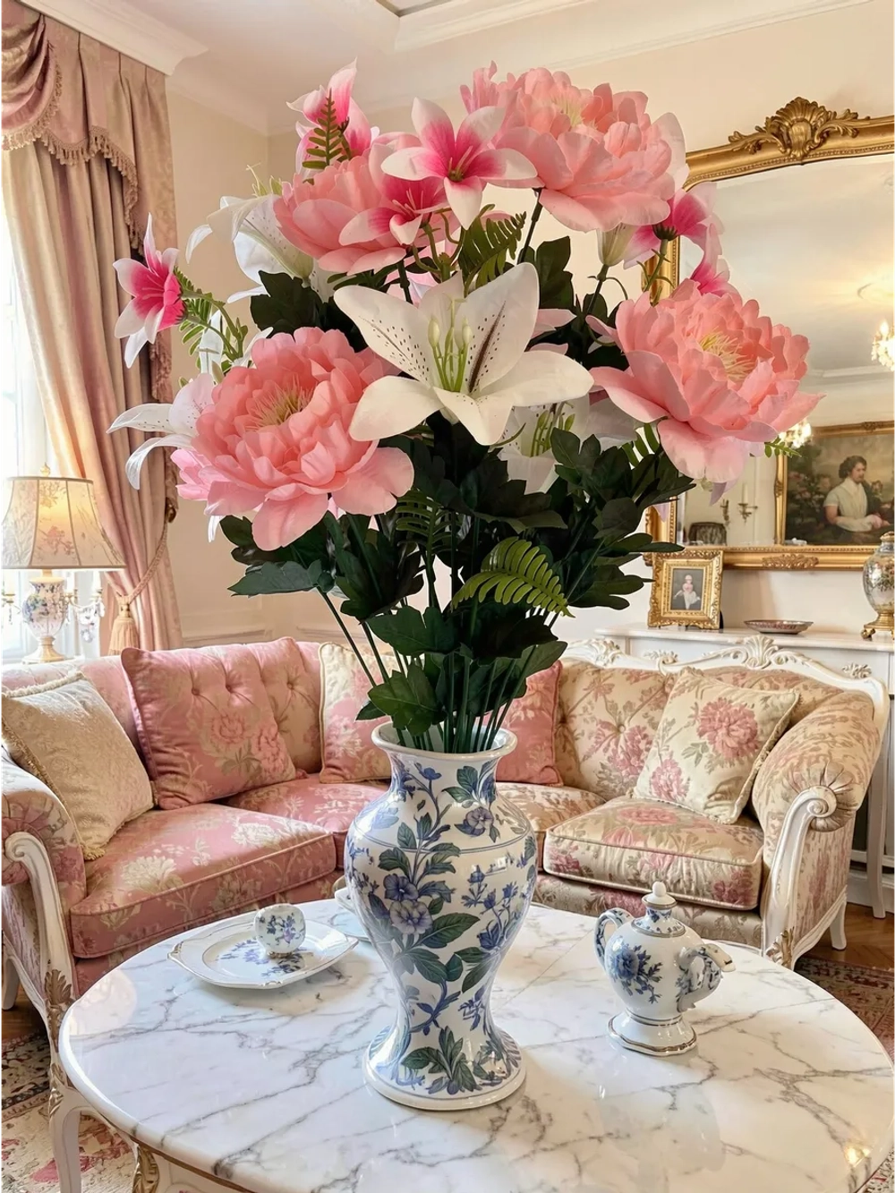 Премиальный букет искусственных цветов