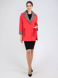 Пальто демисезонное короткое полупальто