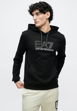 EA7 Emporio Armani UNISEX - Толстовка с капюшоном - Чёрный