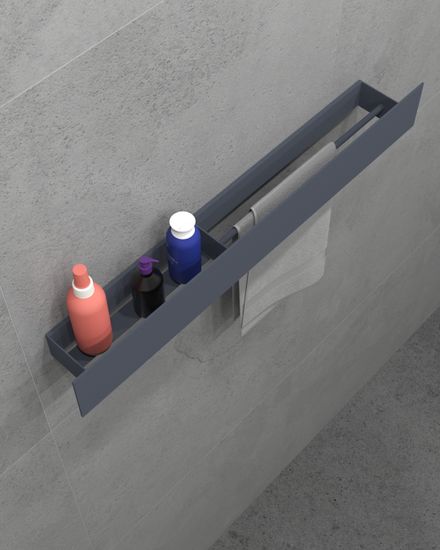 Полка Duo R (графит)