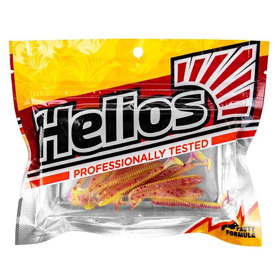 Виброхвост Liny Catcher 2,35&#39;/6 см Fio &amp; Acid lemon 12шт. (HS-5-027) Helios
