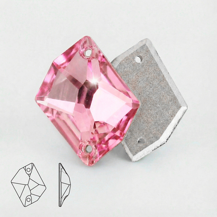 Пришивные стразы Cosmic Light Rose