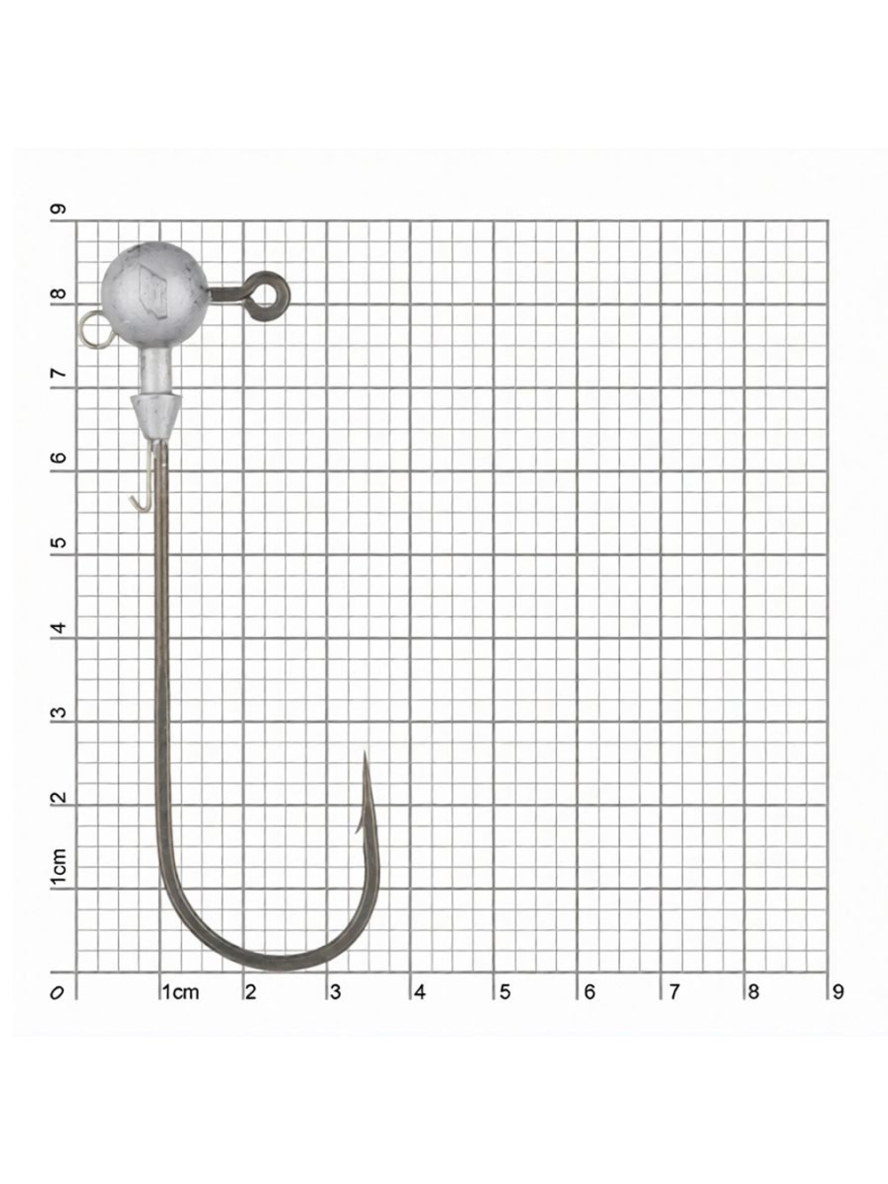 Джиг-головка для рыбалки BKK Round Elite-Stinger Eye Bait Keeper, размер крючка 12/0, вес 15г, 2 шт.