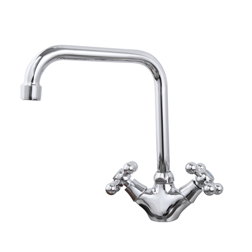 Смеситель для кухни 1/2 кер F4019 FRAP (выс.пов.излив, п/шпильку, хром, силумин)