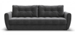 Диван Престон Велюр Монолит серый