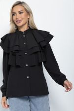 Блуза Космос (черная) Б11273 LT Collection