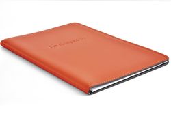 папка а4 из кожи оранж-шоколад