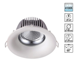 358025 SPOT NT19 464 белый Встраиваемый светильник IP20 LED 4100К 20W 220V GLOK
