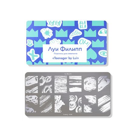 Луи Филипп Пластина для стемпинга Drawing K046