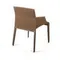 Стул с подлокотниками Morgan коричневая экокожа