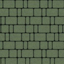 Тротуарная плитка КЛАССИКО - Гранит Зеленый, комплект из 3 видов плит