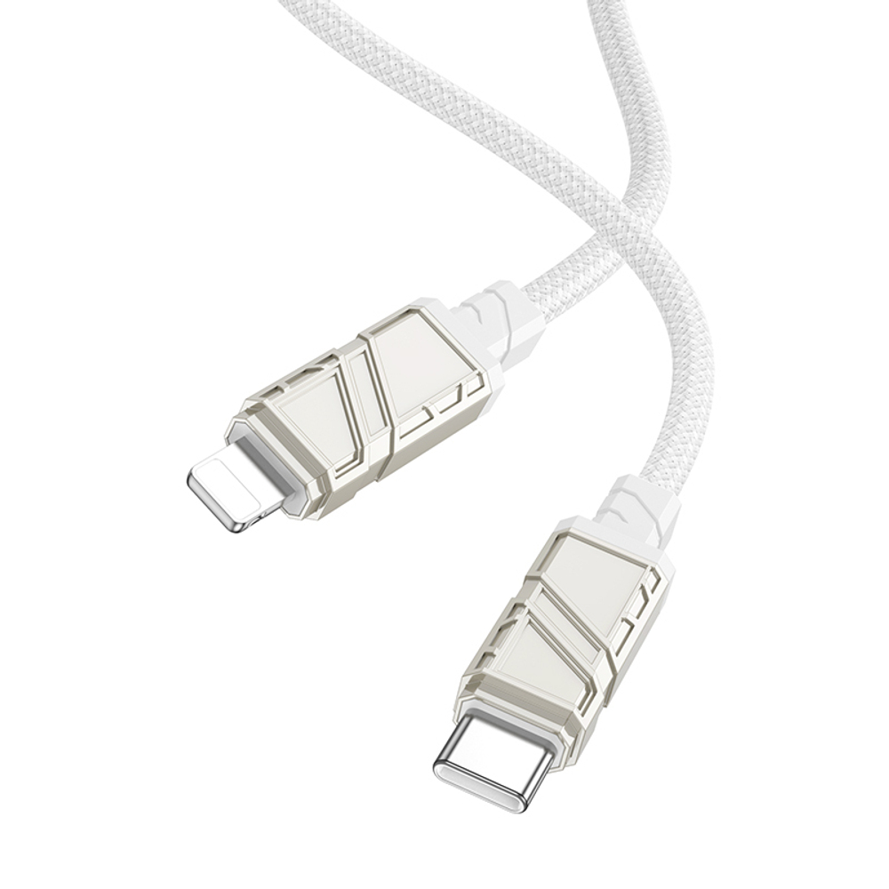 Кабель Lightning -TypeC BOROFONE BU54 27W (белый) 1м