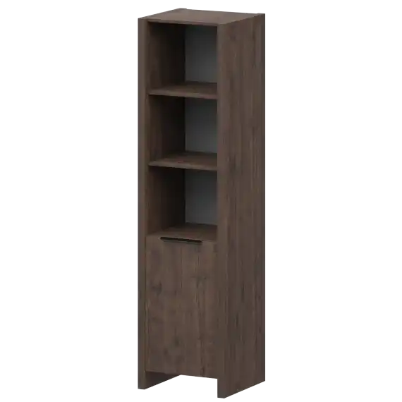 Стеллаж узкий комбинированный КТ-41.38/КТ-50.18 466x438x1968 Акцент