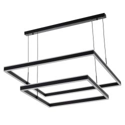 Citilux Дуэт CL719K211 LED Люстра подвесная с пультом Чёрная