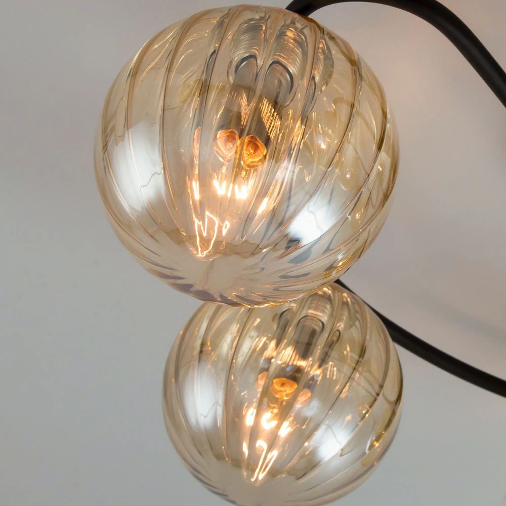 Citilux Эрни CL122165 Люстра потолочная Чёрная