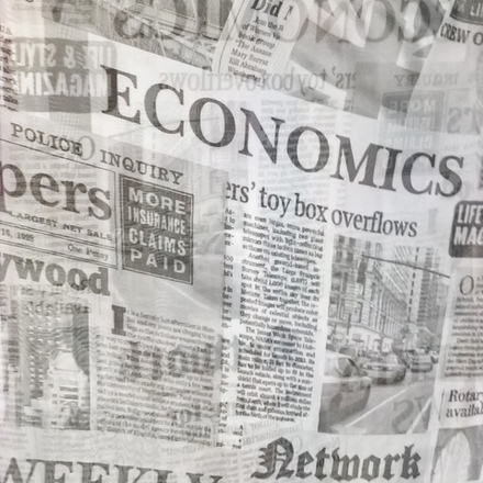 Вуаль детская Газета. Ширина - 280 см. Арт. VP9504-3