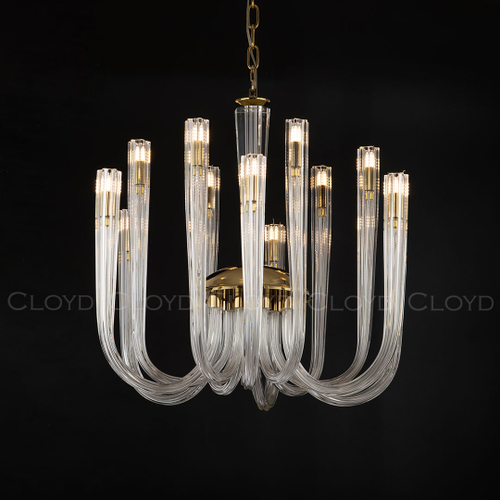 Люстра Cloyd AEDA C12 / Ø60 см - золото (арт.11661)