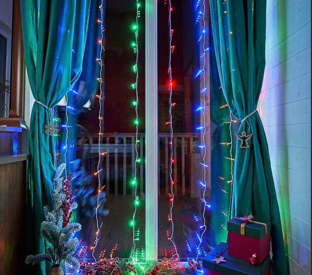 Гирлянда "водопады" 2.2х2.1м. разноцветный LED480L NEW