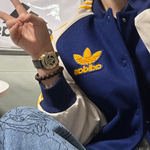 Adidas Originals Wrist Watch Quartz Movement Leather Strap Black Dial Unisex