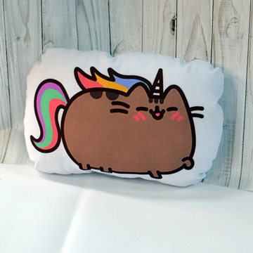 Подушка маленькая "Pusheen / Кот Пушин" Единорожка